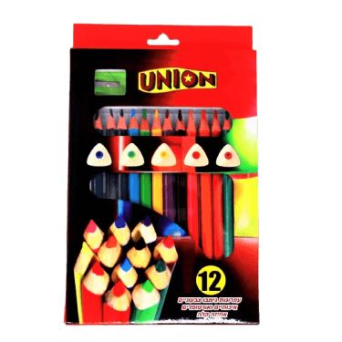 עפרון צבעוני ג'מבו + מחדד | חנות מקוונת ALONIT