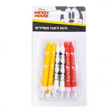 נרות ג'מבו מאויירים - מיקי מאוס | חנות מקוונת ALONIT