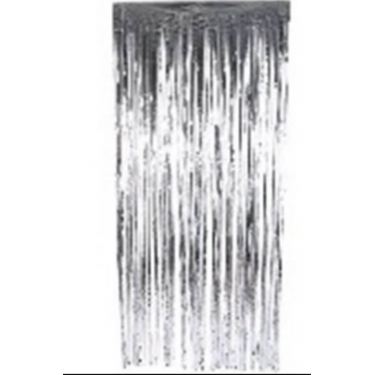 וילון מטאלית 2 מטר כסף | חנות מקוונת ALONIT