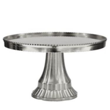 סטנד פלסטיק לעוגה 32 ס"מ כסף | חנות מקוונת ALONIT