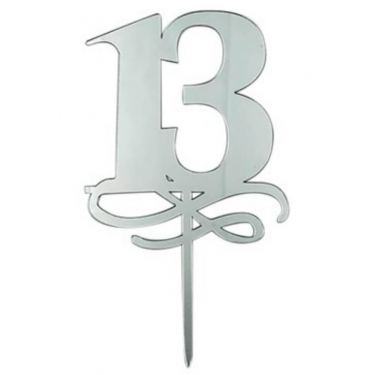 טופר בר מצווה לעוגה כסף | חנות מקוונת ALONIT