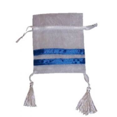 שקית אורגנזה ציציות כסף 8*10 20 יח | חנות מקוונת ALONIT