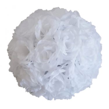 כדור פרחים לעיצוב שולחן לבן | חנות מקוונת ALONIT