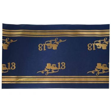 ראנר בר מצווה 36*2.2 מטר כחול וזהב | חנות מקוונת ALONIT