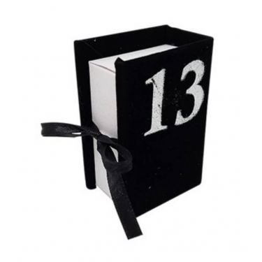 קופסא בצורת ספר תהילים 5 יחידות כסף שחור | חנות מקוונת ALONIT