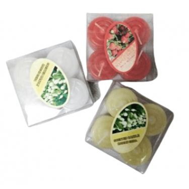 חבילת 4 נרות קטנים קרם | חנות מקוונת ALONIT