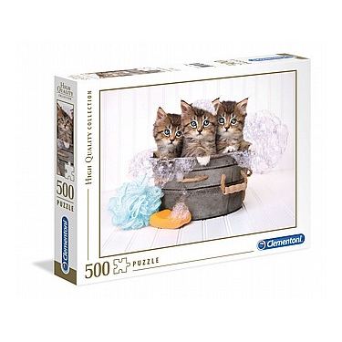 פאזל שלישיית חתלתולים 500 חלקים | חנות מקוונת ALONIT