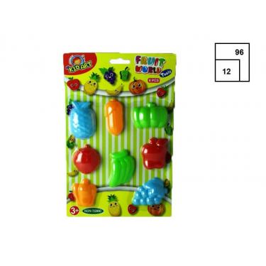 שבלונות 8 יח פלסטיק פירות | חנות מקוונת ALONIT