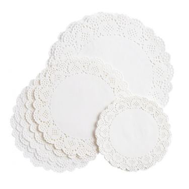 תחרה עגול לבן 16.5 ס"מ | חנות מקוונת ALONIT