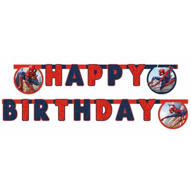 באנר צורני - יום הולדת שמח - ספיידרמן לוחם הפשע | חנות מקוונת ALONIT
