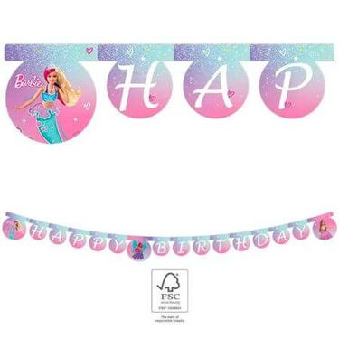 באנר צורני - יום הולדת שמח - ברבי | חנות מקוונת ALONIT