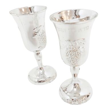 כוס קידוש כסף גדול 13.5X6 סמ | חנות מקוונת ALONIT