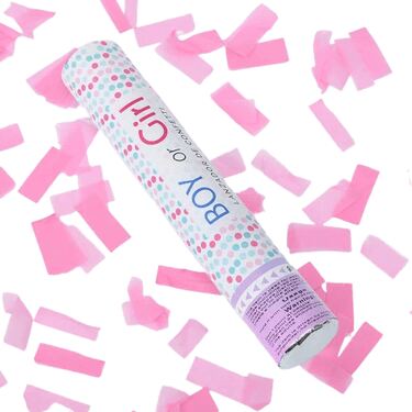 תותח קונפטי 30 ס"מ ורוד | חנות מקוונת ALONIT