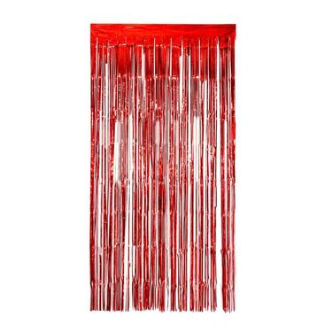 וילון פרנזים 200*100 ס"מ אדום | חנות מקוונת ALONIT