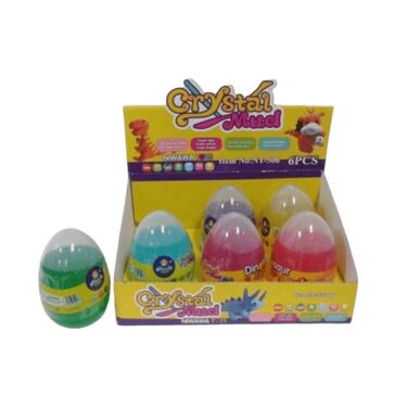 ביצים סליים ג'יל גדול נצנצים 6 יח | חנות מקוונת ALONIT