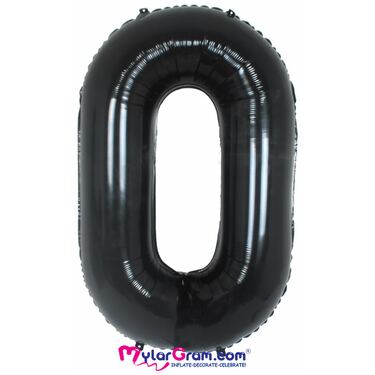בלון מיילר 34 אינטש מספר 0 שחור | חנות מקוונת ALONIT