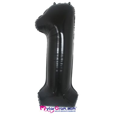 בלון מיילר 34 אינטש מספר 1 שחור | חנות מקוונת ALONIT