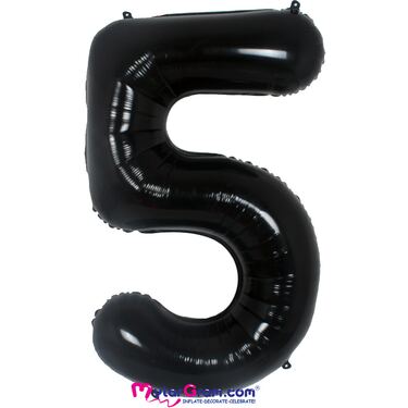 בלון מיילר 34 אינטש מספר 5 שחור | חנות מקוונת ALONIT