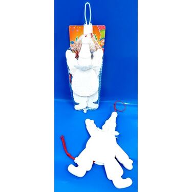 ליצן עץ לבן מריונטה לצביעה 10 סמ | חנות מקוונת ALONIT