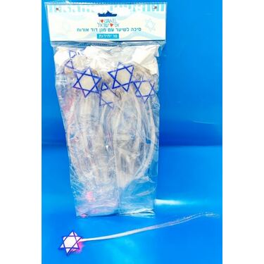סיכה לשיער עם מגן דוד אורות 10 יח | חנות מקוונת ALONIT