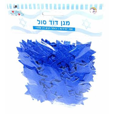 חיתוכי סול מגן דוד נצנץ כולל דבק דוצ 5 סמ 120 יח | חנות מקוונת ALONIT