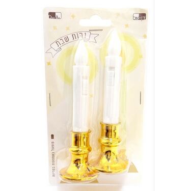 נרות שבת פנס בלוח 26X10 סמ 2 יח | חנות מקוונת ALONIT