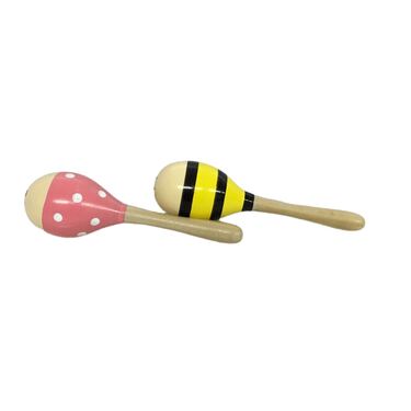 כלי נגינה מרקס עץ מצוייר | חנות מקוונת ALONIT