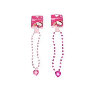 שרשרת חרוזים ורוד / פנינה הלו קיטי | חנות מקוונת ALONIT