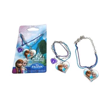 צמיד מתכת מתרחב + 2 תליונים פרוזן | חנות מקוונת ALONIT