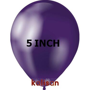 חבילת בלוני גומי 5 אינטש כרום סגול KALISAN 5004, фото 