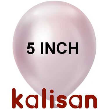 חבילת בלוני גומי 5 אינטש כרום ורוד זהב KALISAN 5012 | חנות מקוונת ALONIT