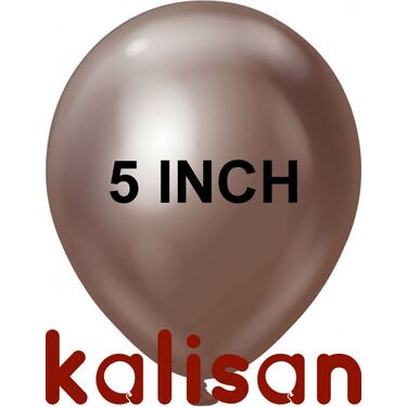 חבילת בלוני גומי 5 אינטש כרום שוקולד KALISAN 5014 | חנות מקוונת ALONIT