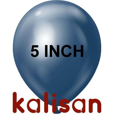 חבילת בלוני גומי 5 אינטש כרום כחול נייבי KALISAN 5015 | חנות מקוונת ALONIT