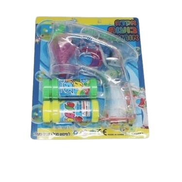 אקדח בועות סבון 2 מיכלים (לא כולל 3 סוללות AA) | חנות מקוונת ALONIT