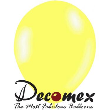 חבילת בלוני גומי 12 אינטש צהוב מקרון 244 DECOMEX | חנות מקוונת ALONIT