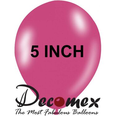 חבילת בלוני גומי 5 אינטש ורוד פוקסיה 211 DECOMEX | חנות מקוונת ALONIT