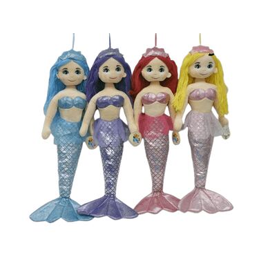 בובה בת הים ב - 4 צבעים 70 ס"מ | חנות מקוונת ALONIT