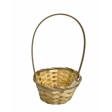 סלסלה קש ק.18 ג.10 ס"מ - טבעי | חנות מקוונת ALONIT