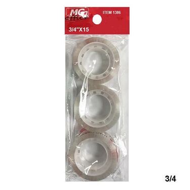 סלוטייפ שקוף "3/4 סט 3 בשקית תליה דגם 1386 | חנות מקוונת ALONIT