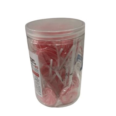 לקקן שטוח עגול ורוד לבן 288 גרם 24 יחידות | חנות מקוונת ALONIT