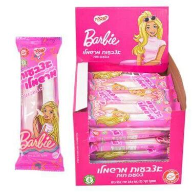 מרשמלו אצבעות ברבי 23 גרם - תות שדה | חנות מקוונת ALONIT