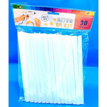 מקל דבק חם 20X1 סמ 30 יח | חנות מקוונת ALONIT