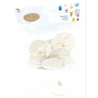 סביבון עץ לצביעה 8 סמ 12 יח, фото  סביבון עץ לצביעה 8 סמ 12 יח, фото