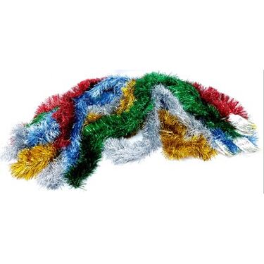 קישוט סוכה גרלנדה מטאלי צבעוני 2 מטר | חנות מקוונת ALONIT