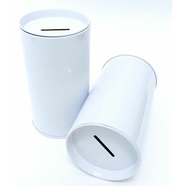 קופת חסכון פח לבן 13X7 סמ | חנות מקוונת ALONIT