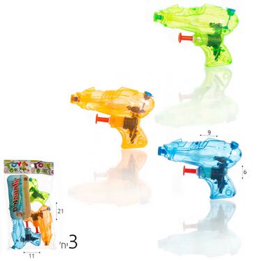 אקדח מים 1/3 מיני שקוף | חנות מקוונת ALONIT