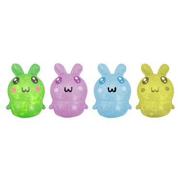 ארנב נמתח ולחיץ 9 ס"מ עם כדורי ג'ל | חנות מקוונת ALONIT