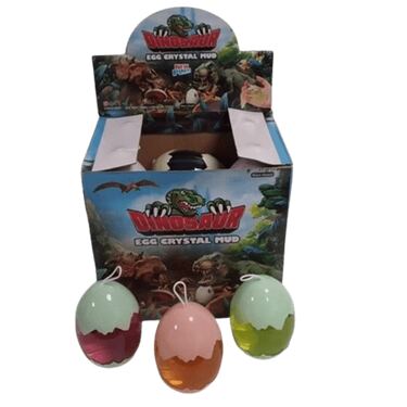 סליים ג'יל ביצה + דינוזאור 12 יח | חנות מקוונת ALONIT