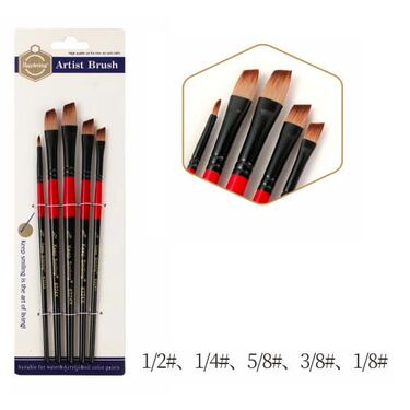 מכחולים סט 5 יח ראש שיפוע מכחולים סט 5 יח ראש שיפוע | חנות מקוונת ALONIT